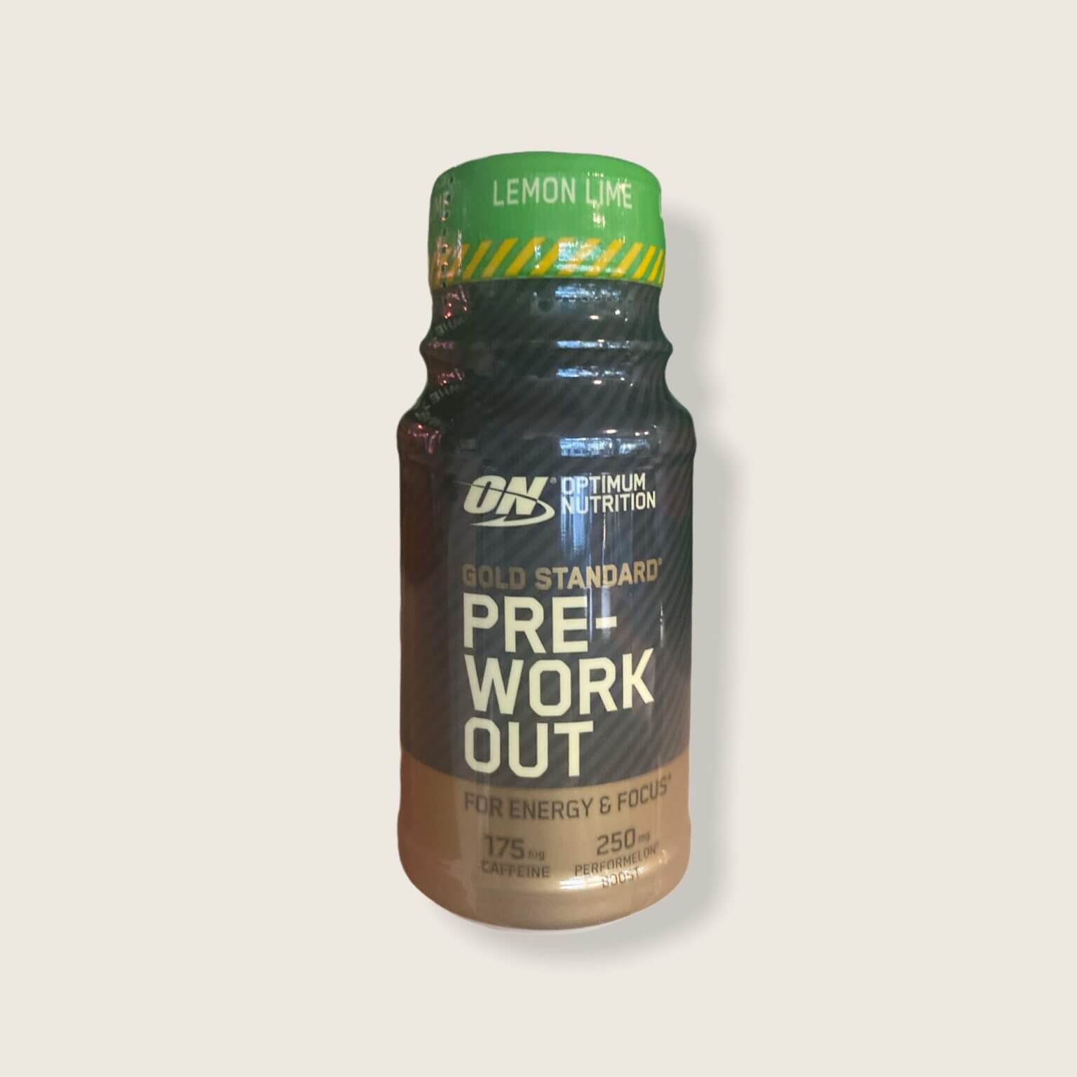 Optimum Nutrition Preworkout Shot Lemon and Lime BMS Warehouse Gym